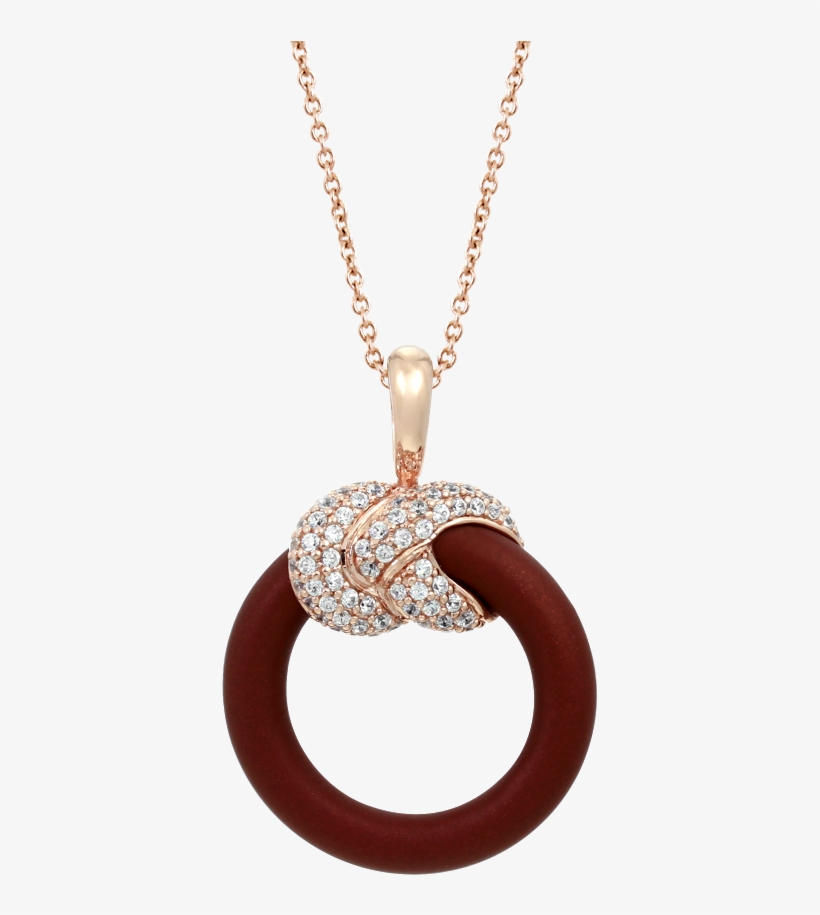 Sterling Silver Italian Rubber Ariadne Colored Circle - Necklace Woman Jewellery Emporio Armani, transparent png download