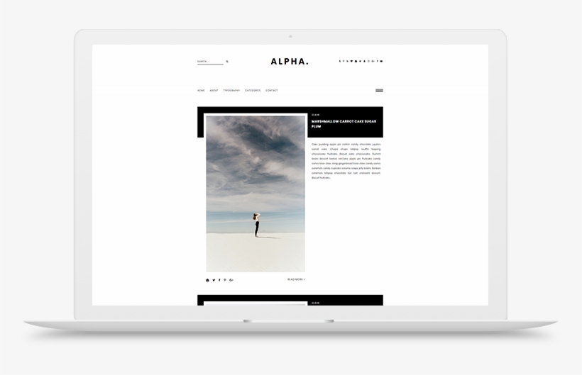 Sliding Menu Bar Blogger Responsive, transparent png download