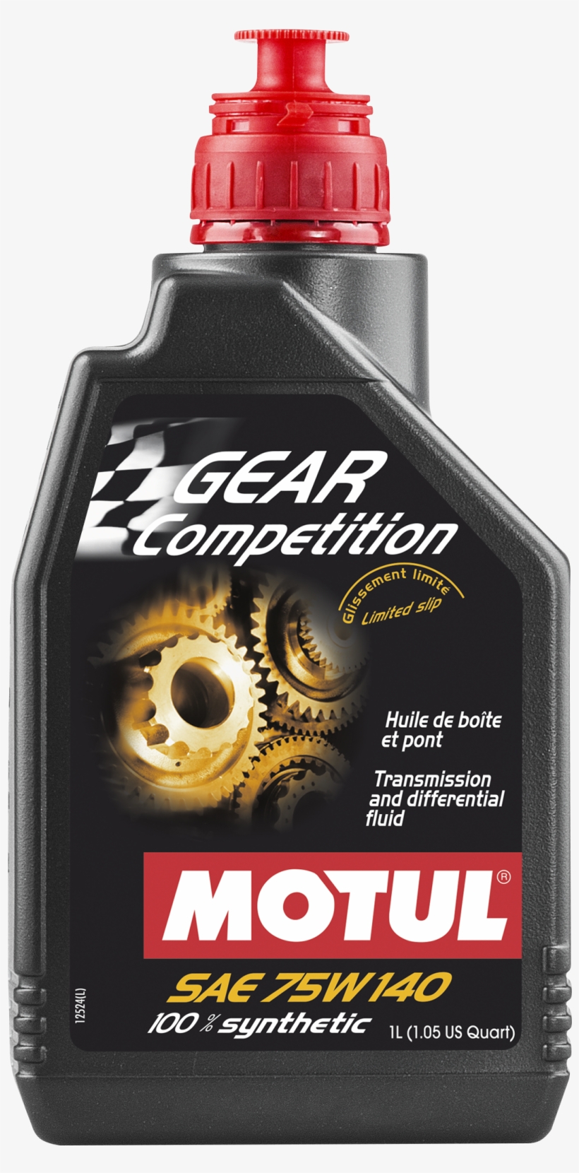Motul Gear Competition 75w-140 1 L, transparent png download