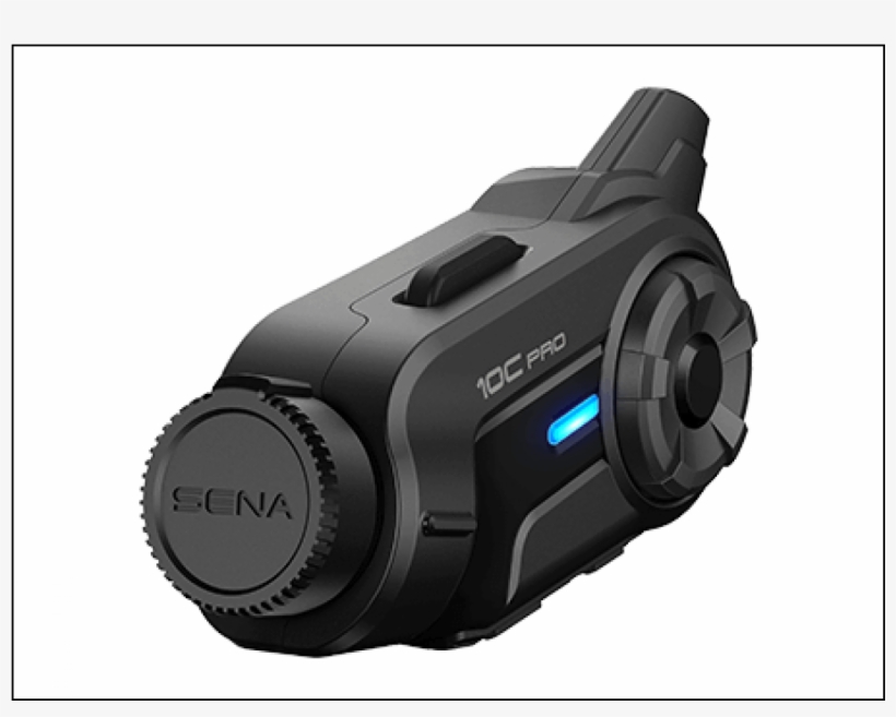 Sena Bluetooth 10c Pro Motorcycle Bluetooth Action - Sena 10c Logo Png, transparent png download