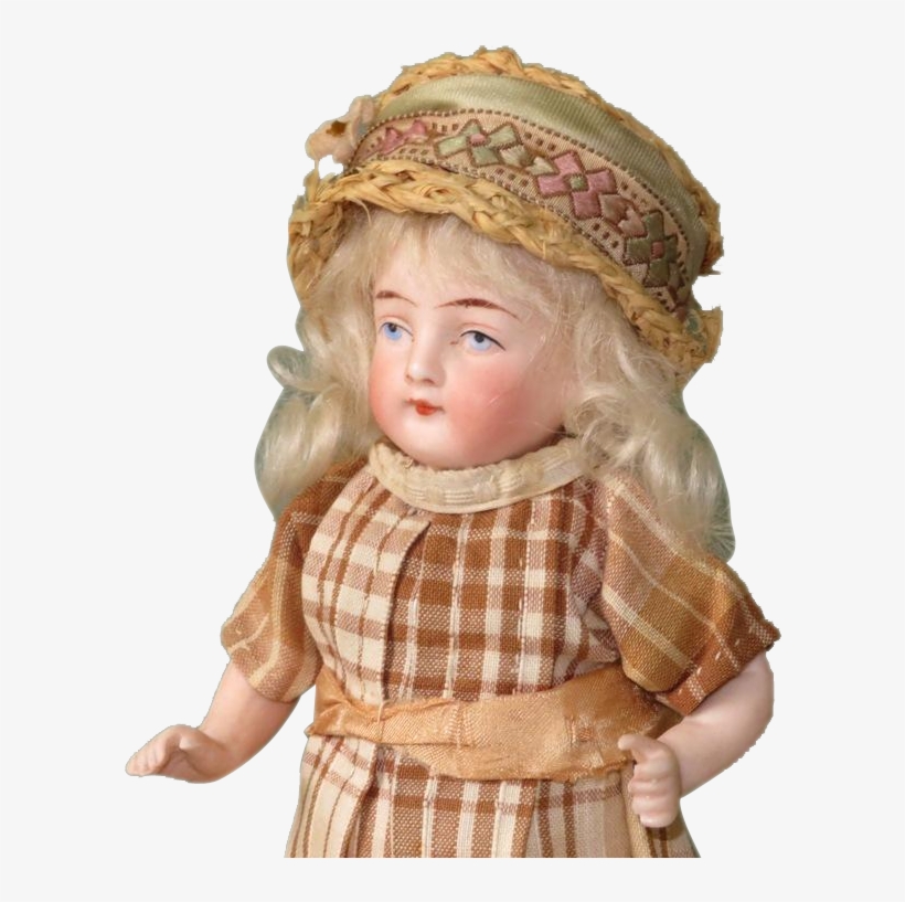 6" All Bisque Kling Doll ~ Nice Quality - Doll, transparent png download