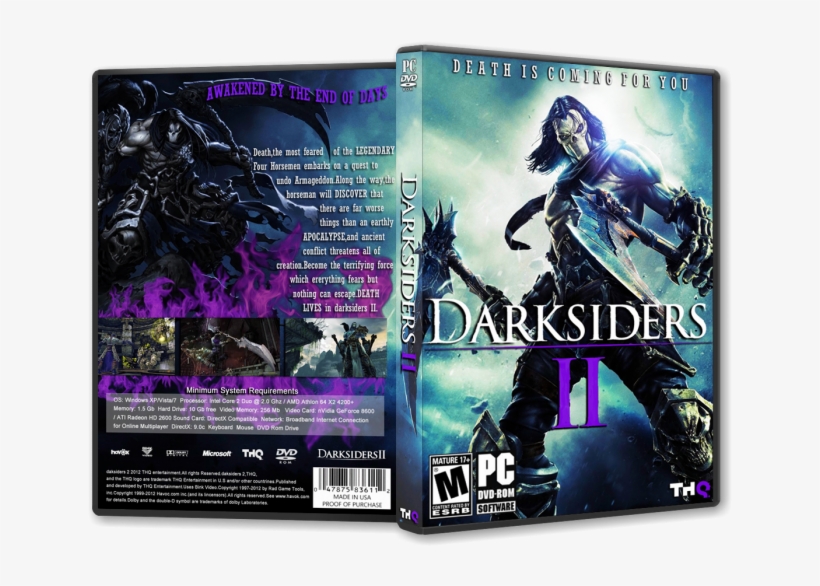 Darksiders Ii Repack Download - Darksiders Wrath Of War Game Wall Print Poster Decor, transparent png download