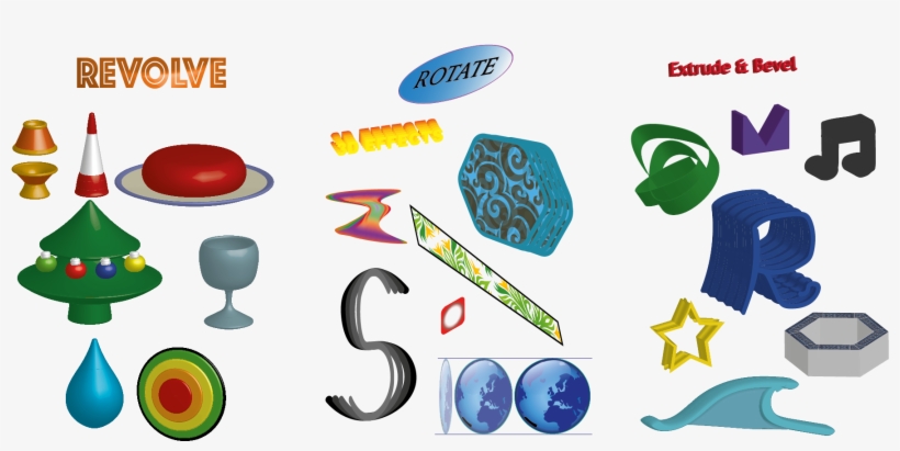 3d Trials - 3d Object In Illustrator, transparent png download