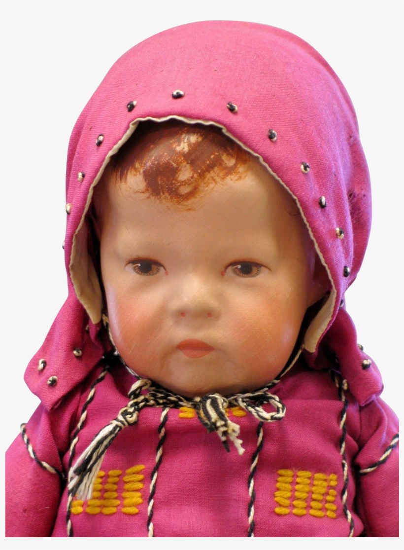 Antique Early 17" Kathe Kruse Cloth Doll All-original - Käthe Kruse, transparent png download