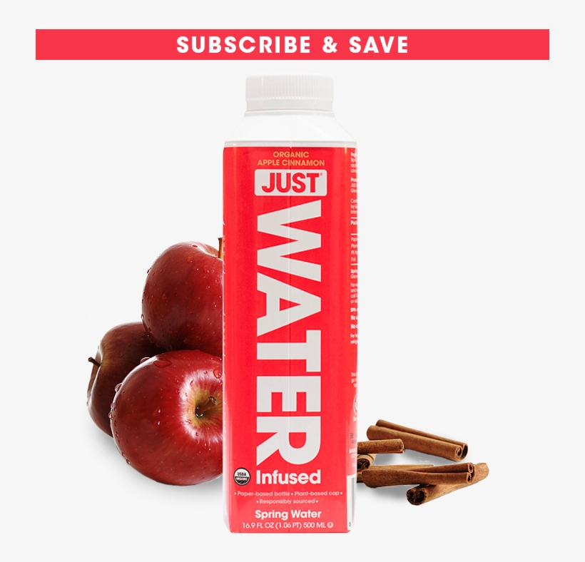 Organic Apple Cinnamon - Just Water, transparent png download
