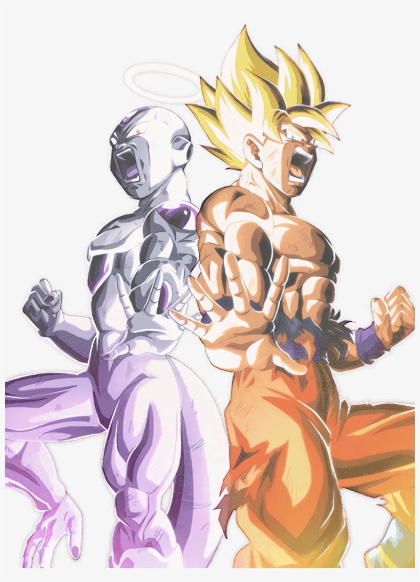 Fluffin - Goku And Frieza Dokkan, transparent png download