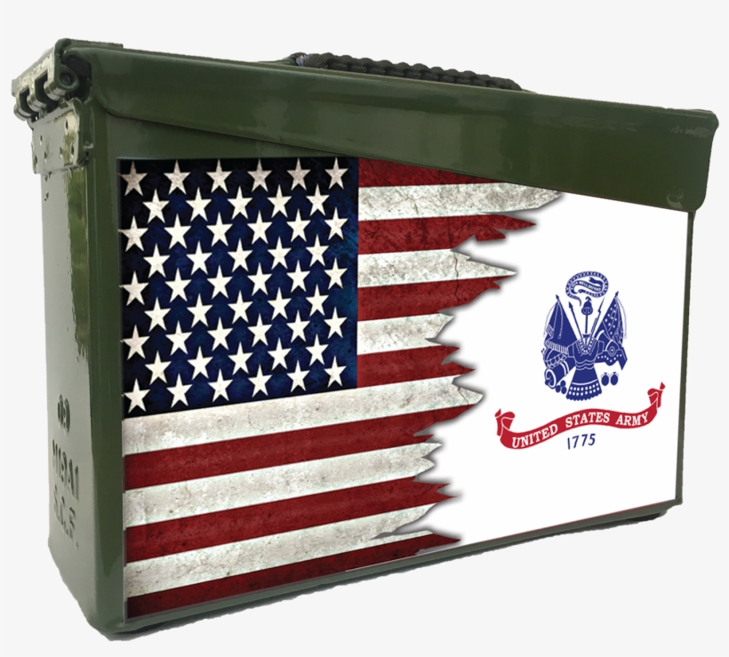 Dual Flag Us-army Custom Ammo Can - Grand Central Terminal, transparent png download