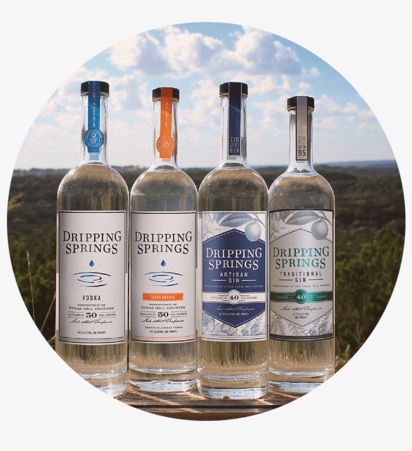 Dripping Springs Vodka And Gin - Dripping Springs Vodka, transparent png download