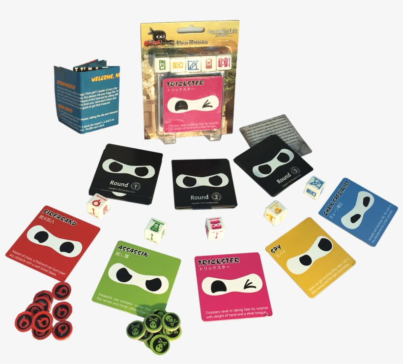 Gne0050 Ninjadice Components Rgb - Ninja Dice Kage Masters, transparent png download