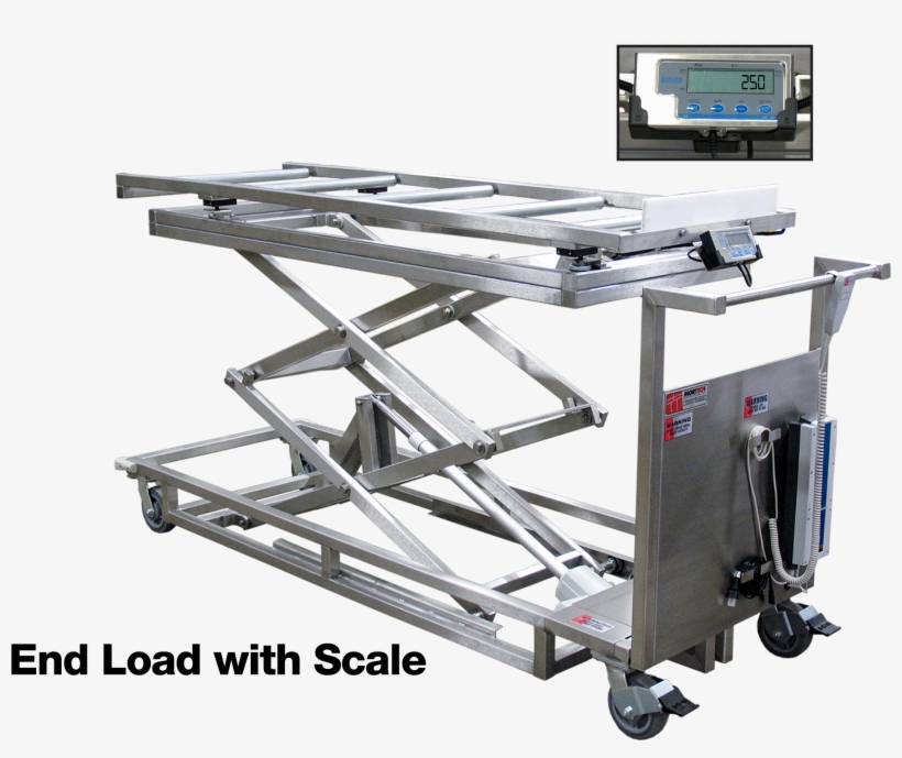 Portable Cadaver Scissor Lift With Rollers - Mortech Manufacturing Inc., transparent png download
