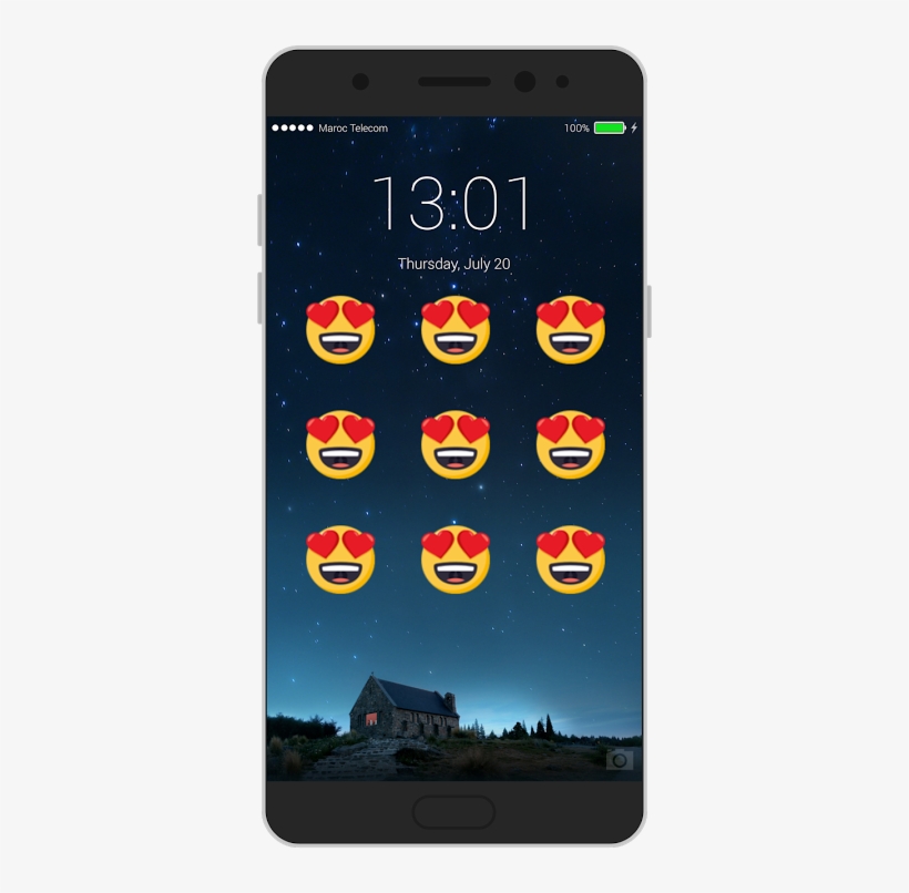 X - - Love Emoji Beach Towel, transparent png download