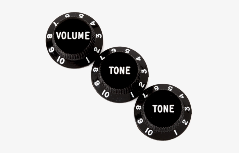 Stratocaster® Knobs, Aged White (3) - Strat Stratocaster Volume Tone Knob Set Usa Quality, transparent png download