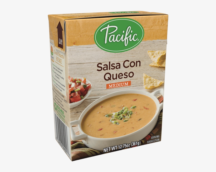 Pacific Salsa Con Queso, Medium - 12.75 Oz Carton, transparent png download