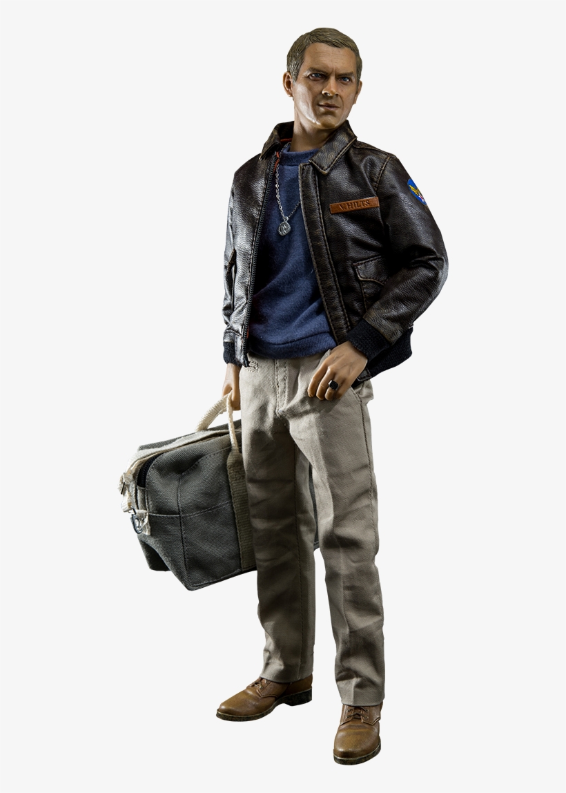 Steve Mcqueen Capt Virgil Hilts - Hot Toys Captain Virgil Hilts Poseable Figure, transparent png download