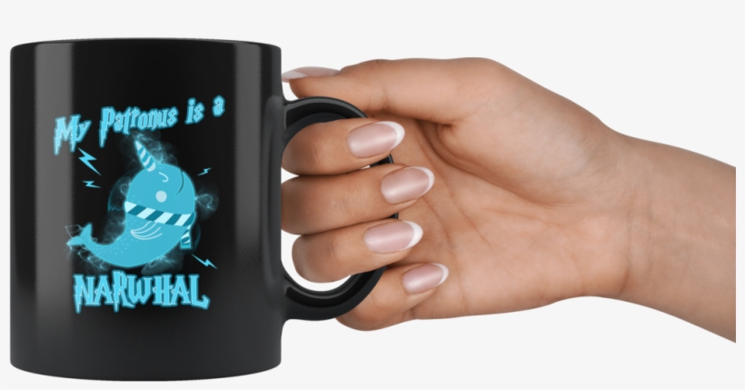 My Patronus Is A Narwhal Mug - Mug, transparent png download