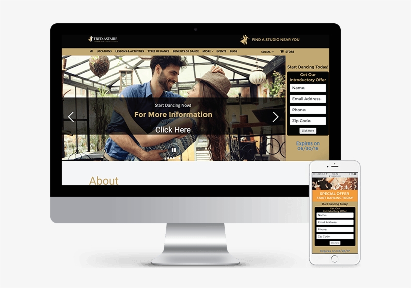 Fred Astaire Portfolio - Website, transparent png download