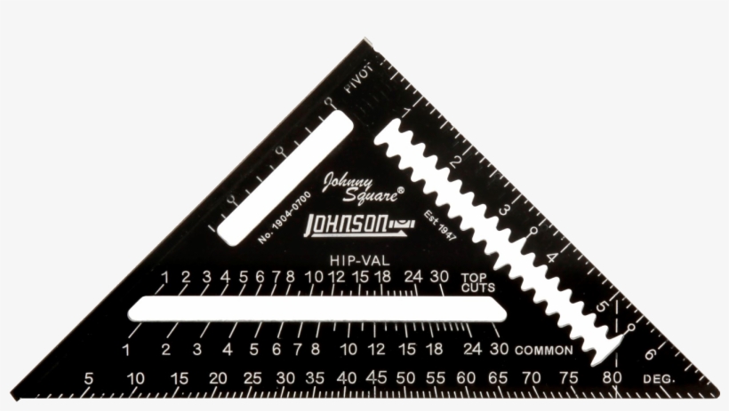 1904-0700 - Johnson 1904-0700 Rafter Square,aluminum,7, transparent png download