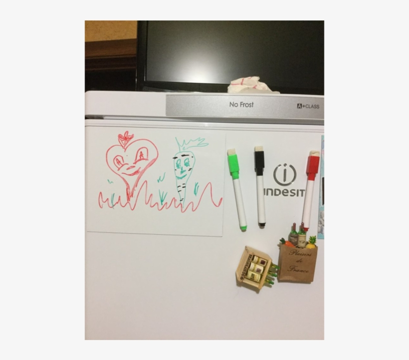 Removable Writing Whiteboard Magnetic Board Fridge - Whiteboard, transparent png download