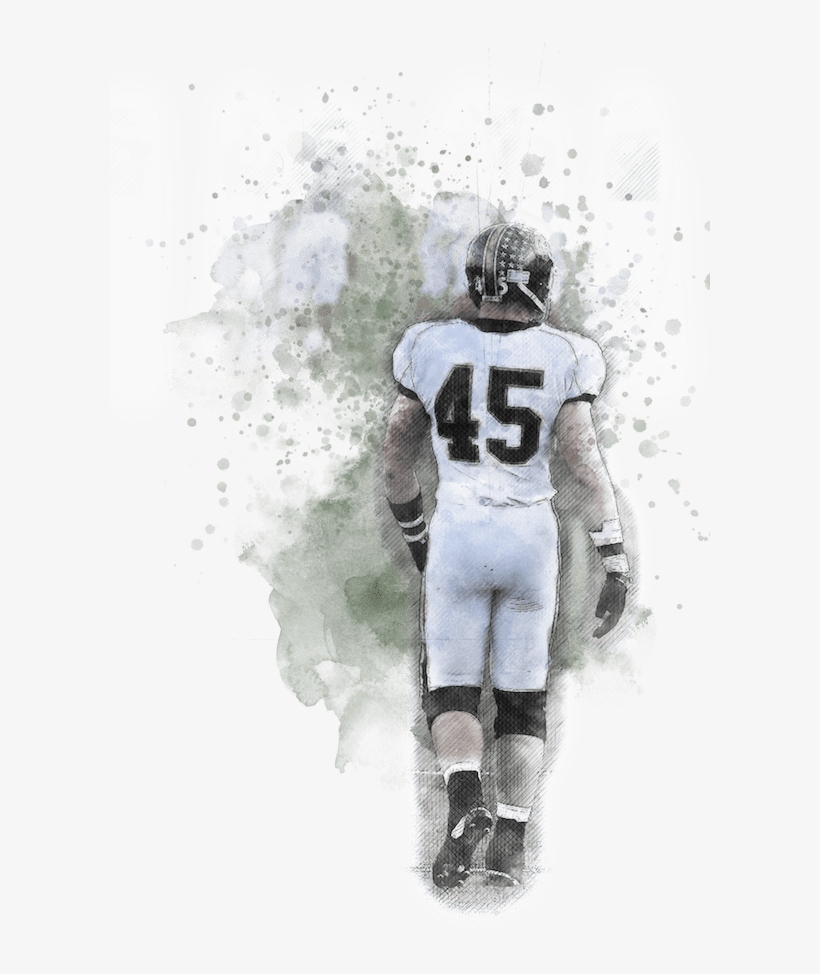 Water Color Of Zach Gordon In High School - School, transparent png download