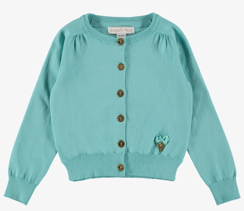 Angels Face Micah Cardigan Frozen Aqua - Cardigan, transparent png download