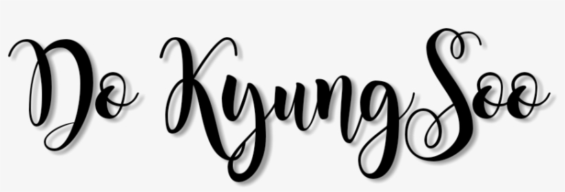 O Text Name Exo Do Kyungsoo - Do Kyung-soo, transparent png download