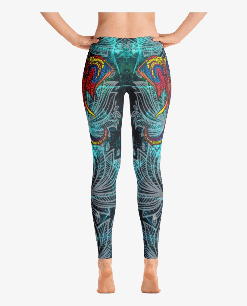 Fracticalvisions Opal Dragon , (all Over Print) Legging, transparent png download