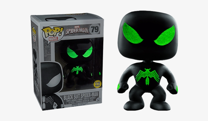 1 Of - Pop Marvel Spiderman Black Suit, transparent png download