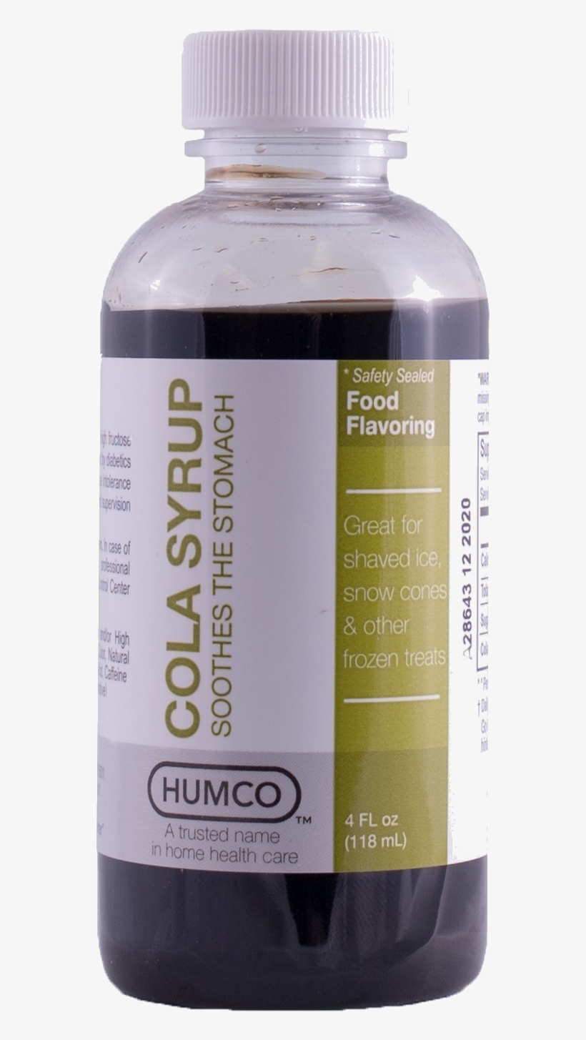 Humco Cola Syrup 4 Oz, transparent png download