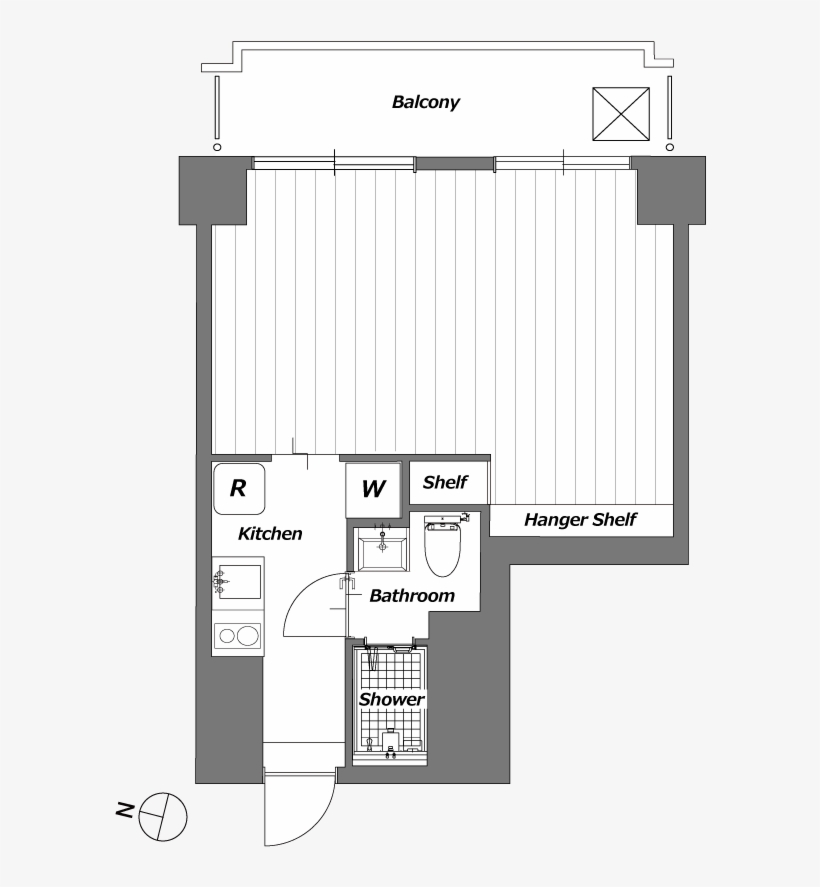 Type A Room Size - Floor Plan, transparent png download
