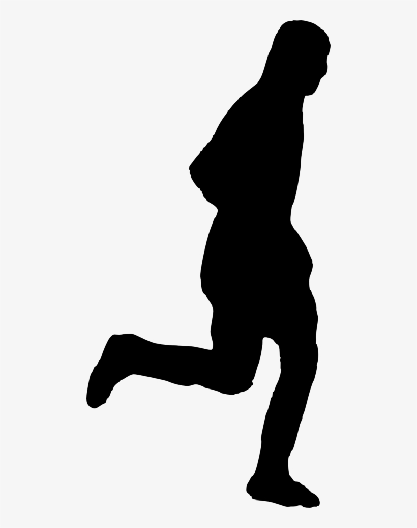 Football Player Silhouette Png - Portable Network Graphics, transparent png download