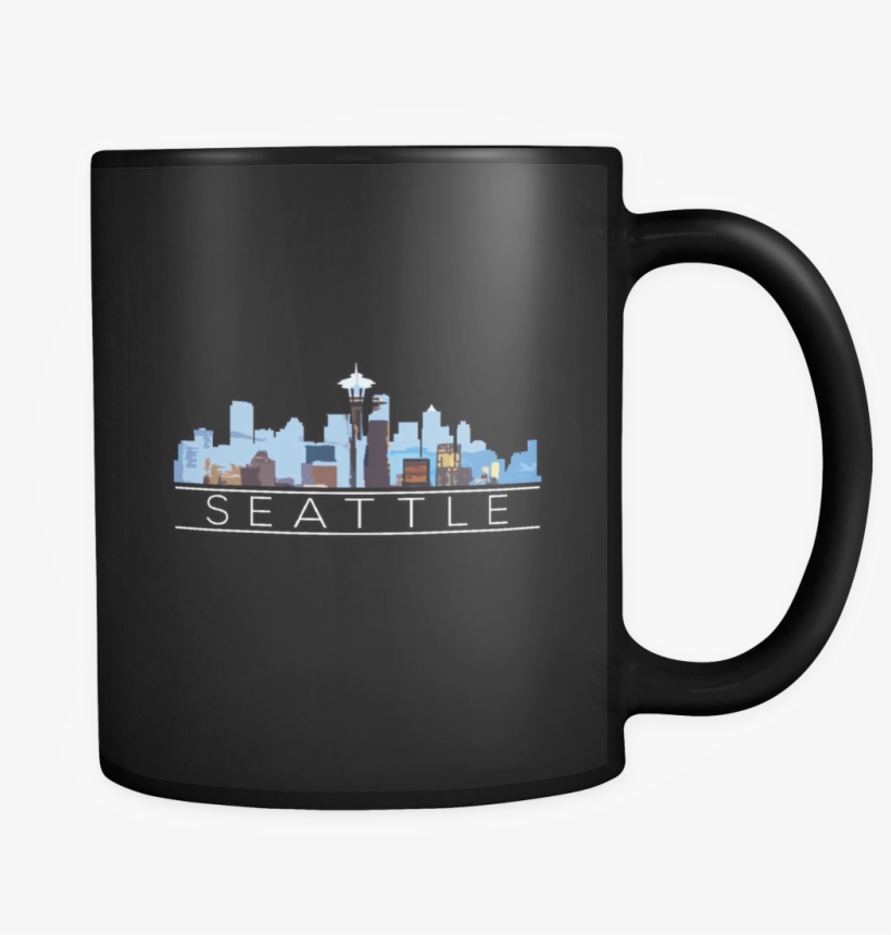Seattle Washington Downtown City Skyline Souvenir Travel - Bad Day Coffee Good Day Coffee, transparent png download