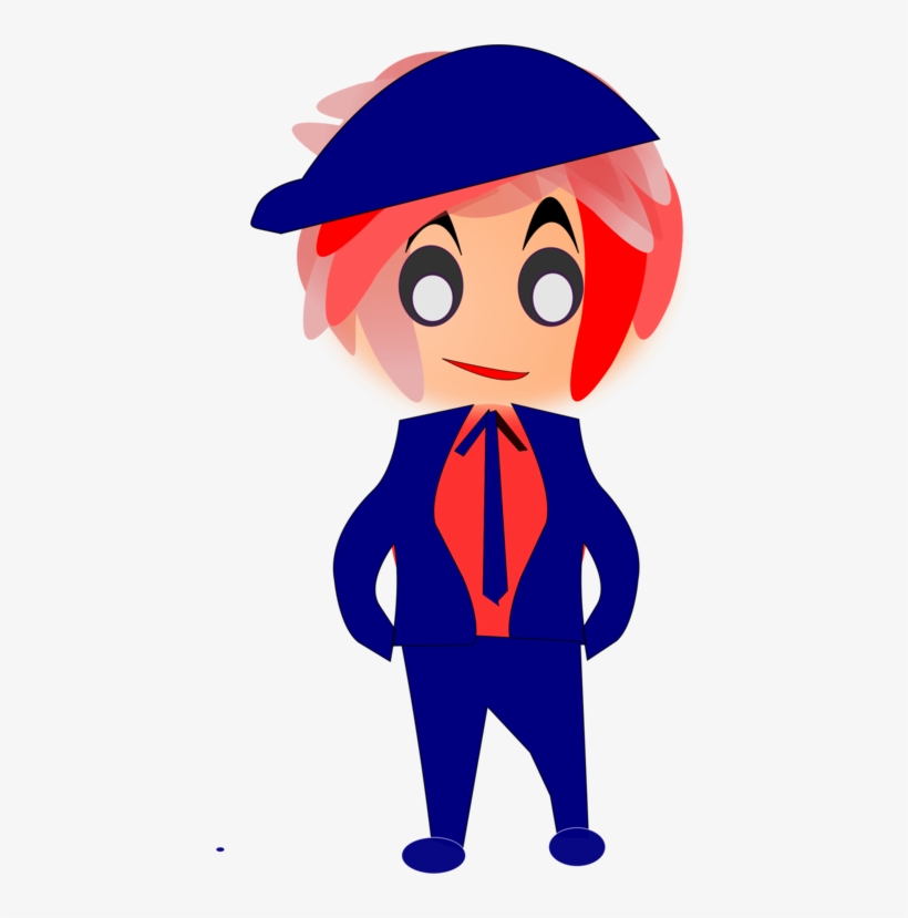 Computer Icons Drawing Silhouette Hair Boy - Clip Art, transparent png download