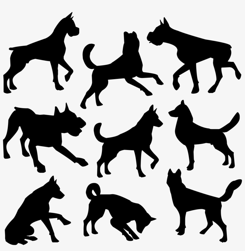 Breed Specific Legislation And Dog Bites - Free Dog Silhouette Png, transparent png download