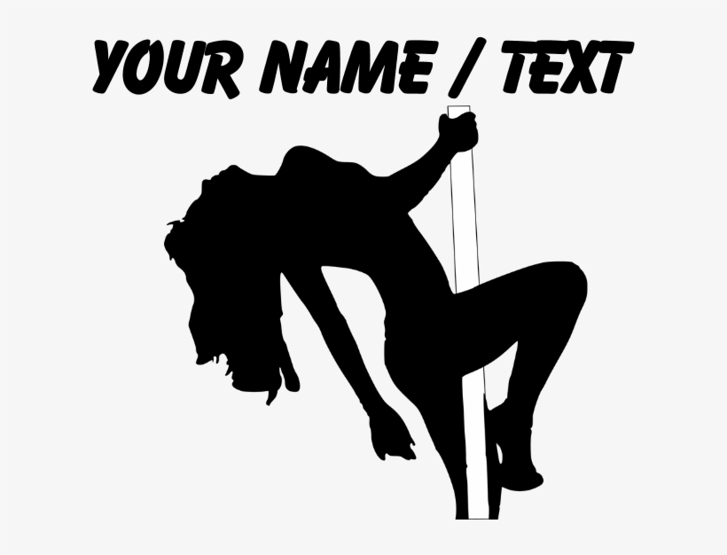 Custom Pin Up Girl Silhouette Drinking Glass - Woman Bending Over Silhouette, transparent png download