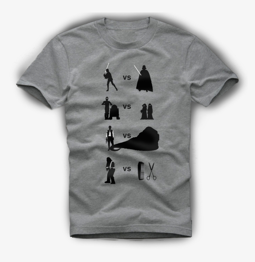 Image Of Star Wars Silhouettes T-shirt - Surfing, transparent png download
