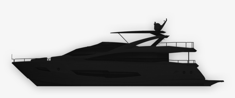 Cases Superyacht - Super Yacht Silhouette, transparent png download
