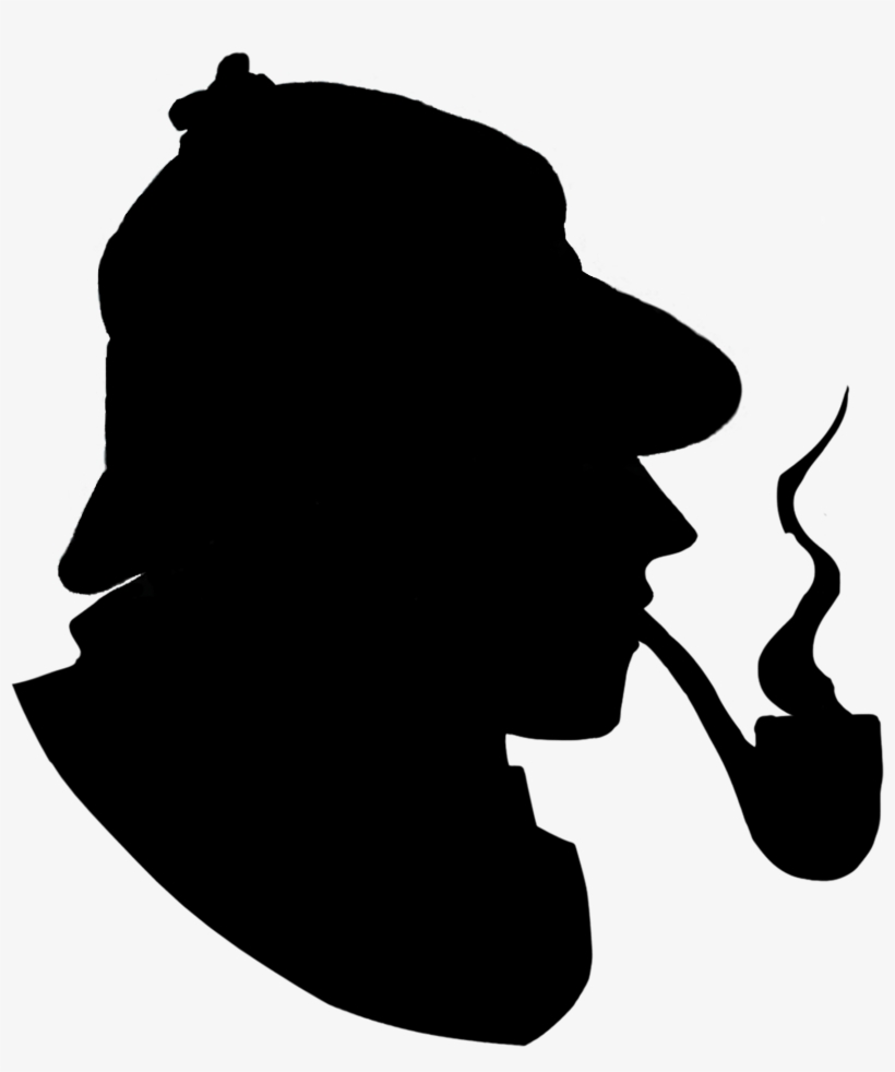 Detective Silhouette - Death At Scotland Yard: A Sherlock Holmes Case [book], transparent png download