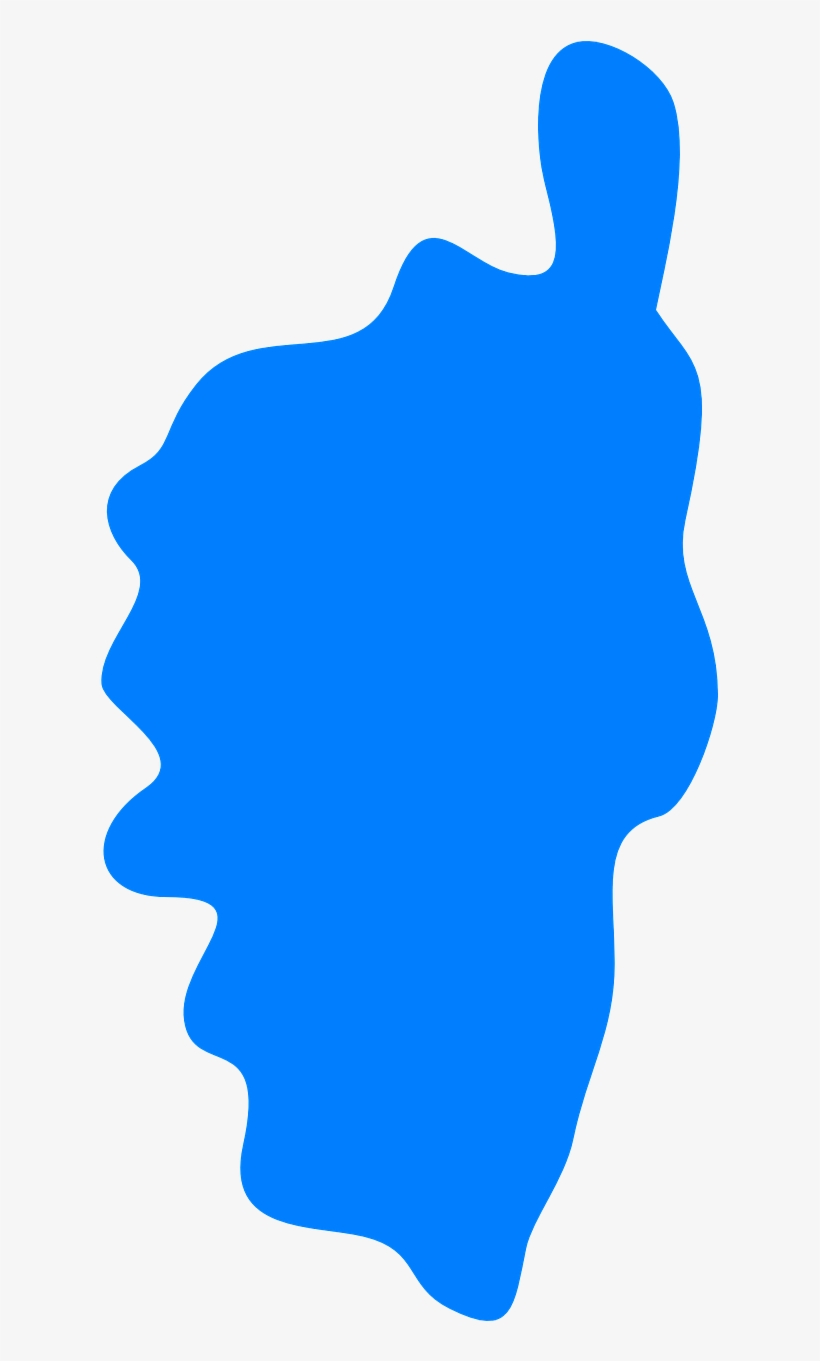 France, Corsica, Island, Silhouette, Blue - Corse Clipart, transparent png download