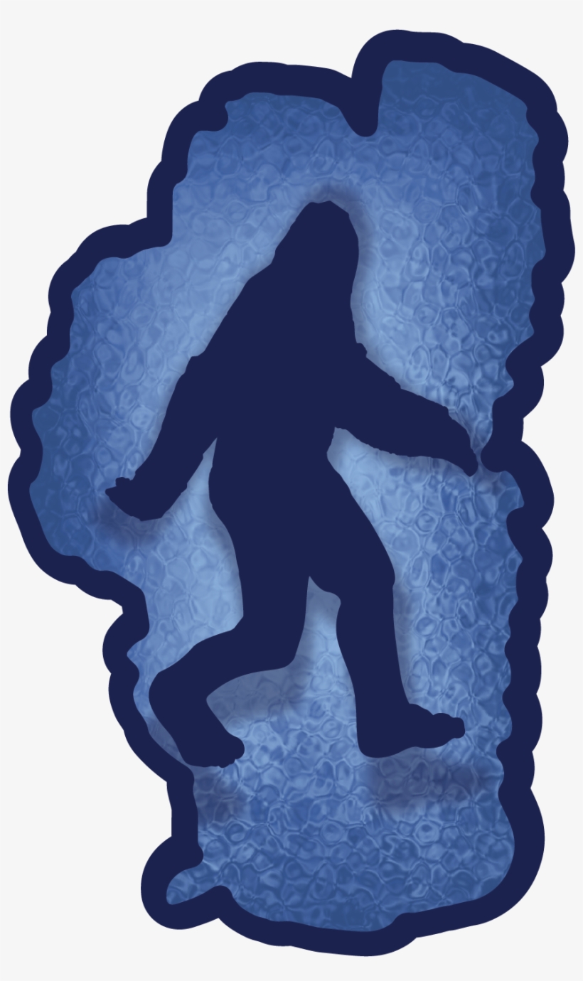 Bigfoot In Lake Tahoe Sticker - Lake Tahoe, transparent png download