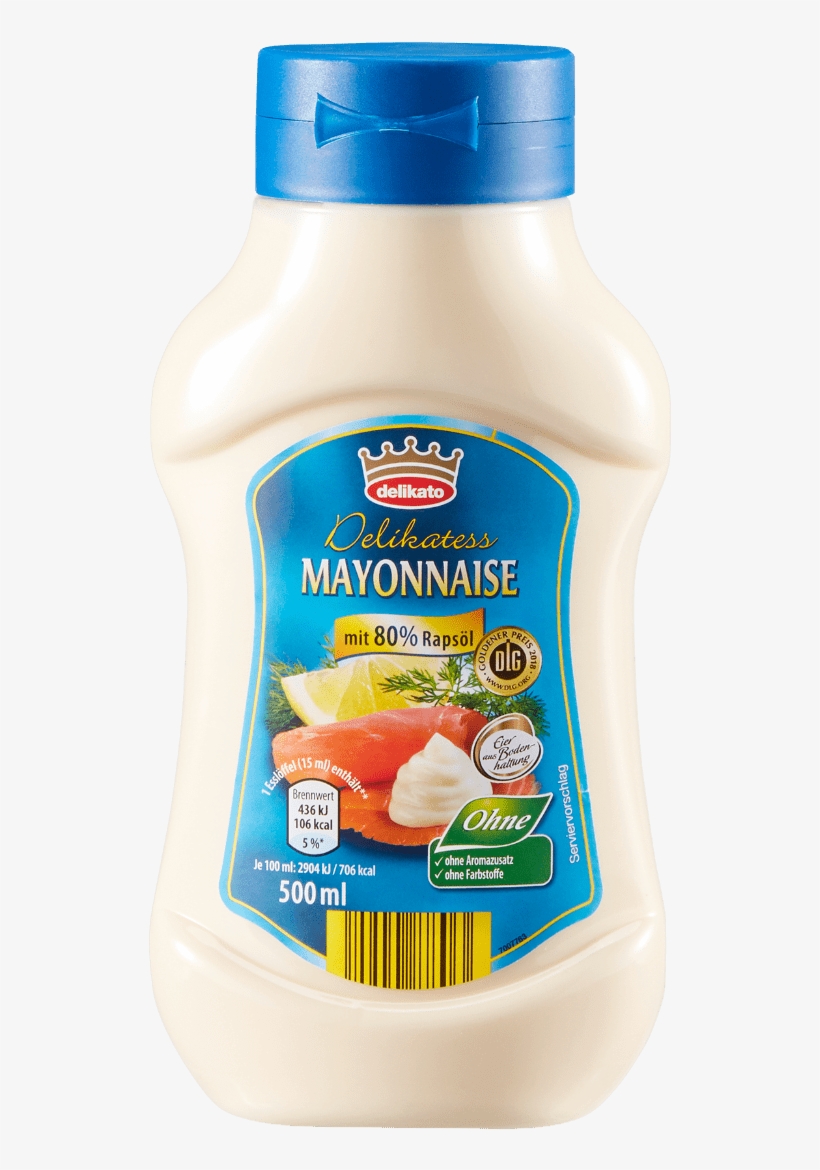 Delikato Delikatess Mayonnaise Von Aldi Nord - Mayonnaise Aldi, transparent png download