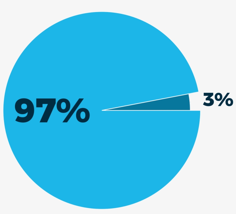 97% Search Online First For Local Services - Circle, transparent png download