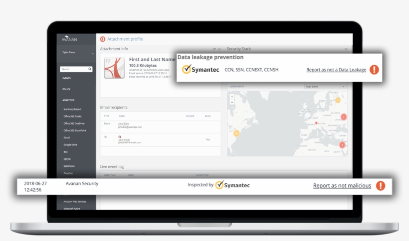 Symantec Dlp On Avanan - Email, transparent png download