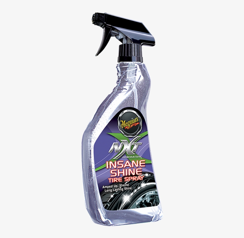 Meguiars G13124 Nxt Generation Insane Shine Trigger - Meguiar's G13124 Nxt Insane Shine Tire Spray, transparent png download