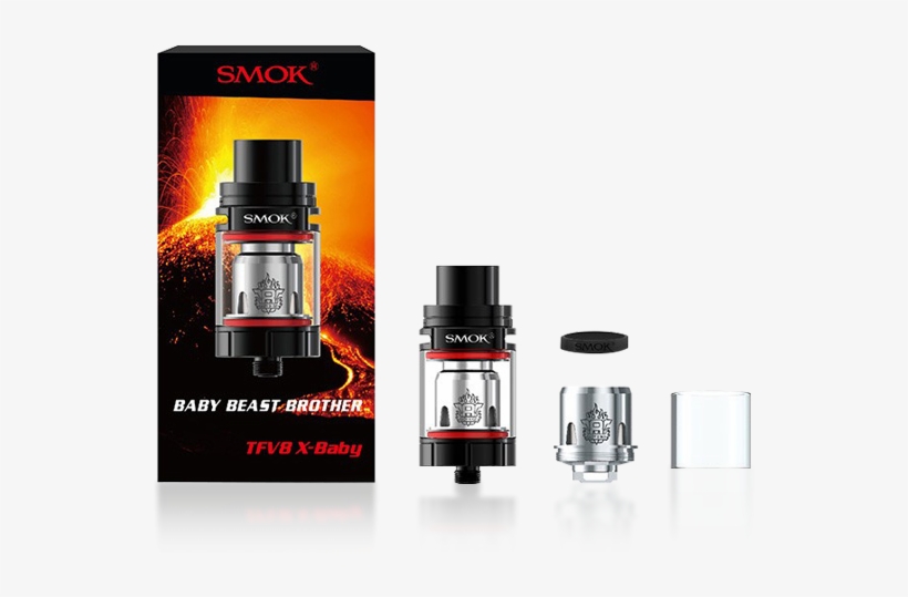 Smok Tfv8 X Baby - Smok Tfv8 X Baby Tank, transparent png download