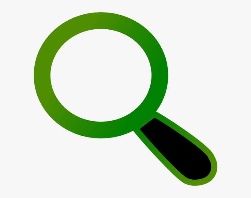 Png Library Library Magnify Glass Clipart - Green Magnifying Glass Clipart, transparent png download