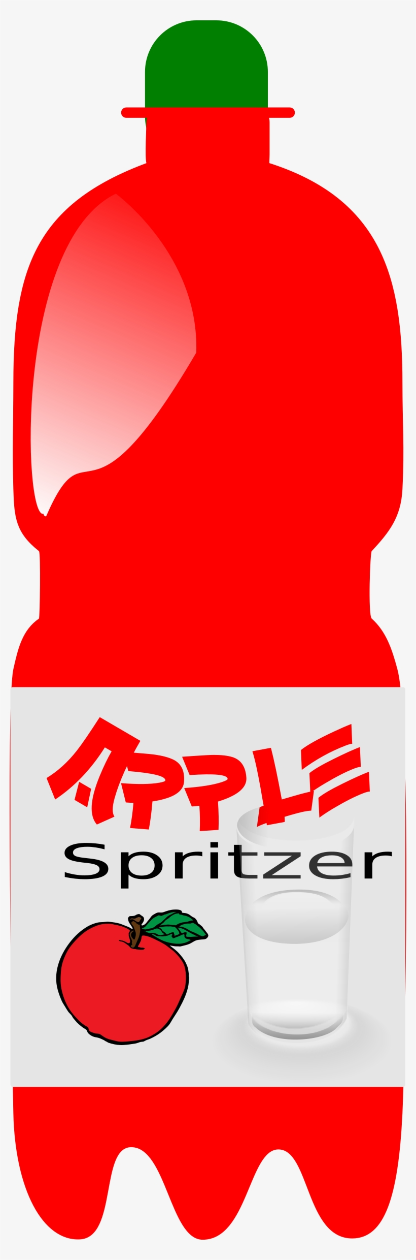 This Free Icons Png Design Of Apple Spritzer Bottle, transparent png download