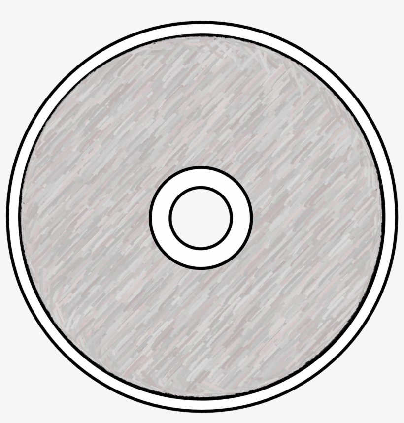 Compact Disc Clipart Gray - Clip Art, transparent png download