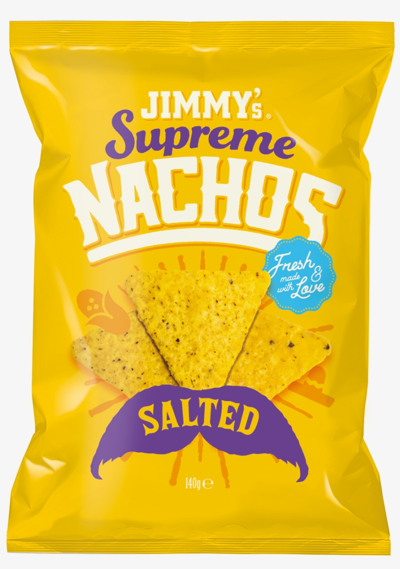 Supreme Nachos Salted 140g - Jimmys Nachos, transparent png download