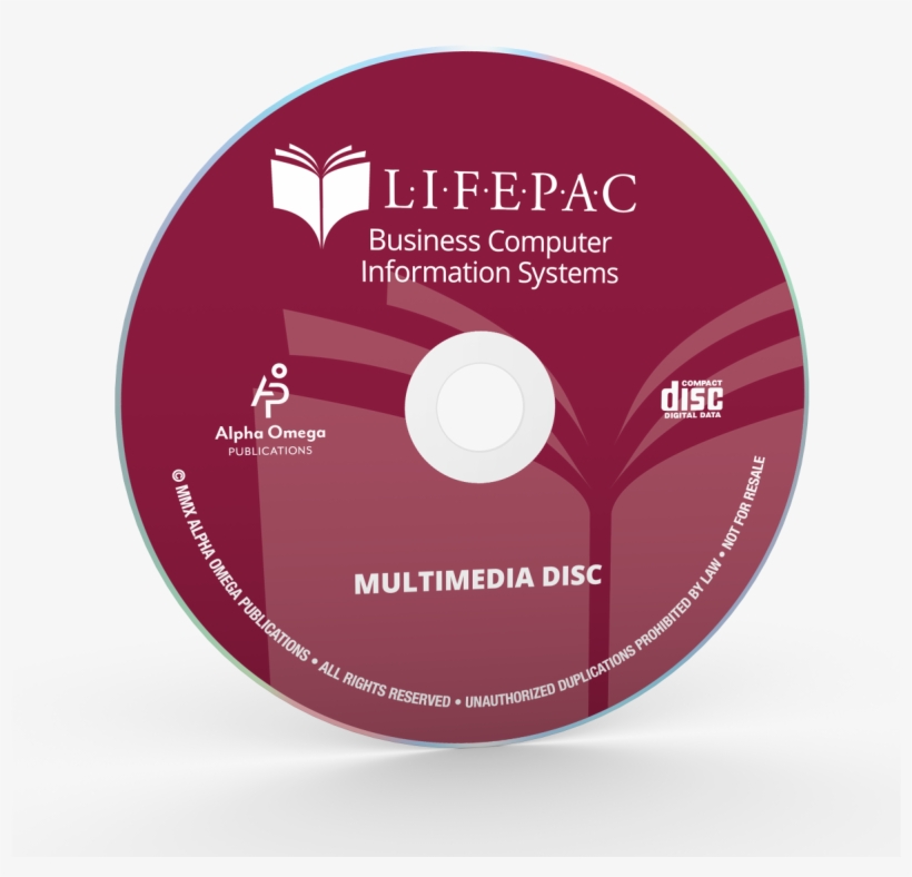 Lifepac® Business Computer Information Systems Multimedia - Cd-rom, transparent png download