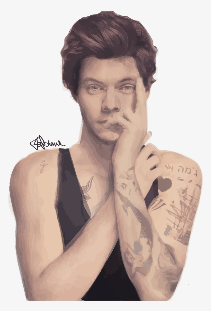 Harry Styles - Harry Styles Transparent Drawing, transparent png download